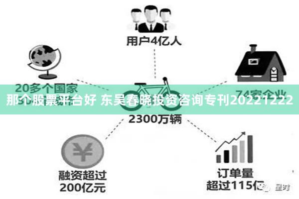 那个股票平台好 东吴春晓投资咨询专刊20221222