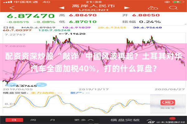 配资资深炒股 “敲诈”中国风波再起？土耳其对华汽车全面加税40%，打的什么算盘？