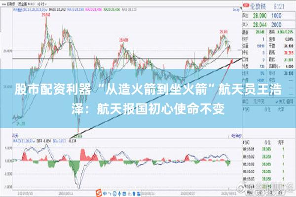 股市配资利器 “从造火箭到坐火箭”航天员王浩泽：航天报国初心使命不变