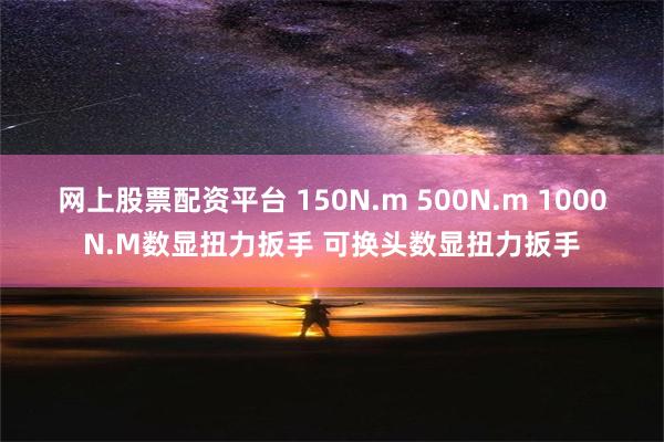 网上股票配资平台 150N.m 500N.m 1000N.M数显扭力扳手 可换头数显扭力扳手