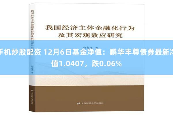 手机炒股配资 12月6日基金净值：鹏华丰尊债券最新净值1.0